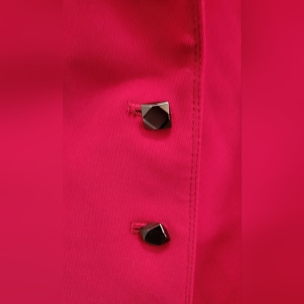 Tahari Red Blazer  8 P - Picture 2 of 10